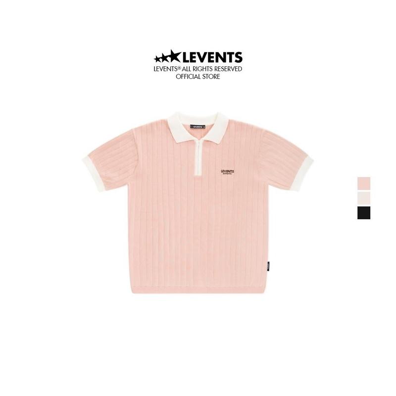 Áo Polo Levents Authentic Knitted Chất Len Dệt Unisex Semi-Oversized