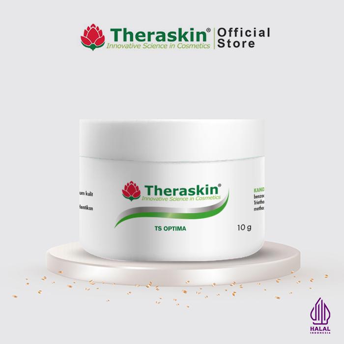 Gambar Theraskin BPOM TS Optima 10g  - Sunscreen wajah dengan Titanium dioxide untuk pagi & siang hari dari Theraskin Kosmetika Kota Tangerang Selatan Tokopedia
