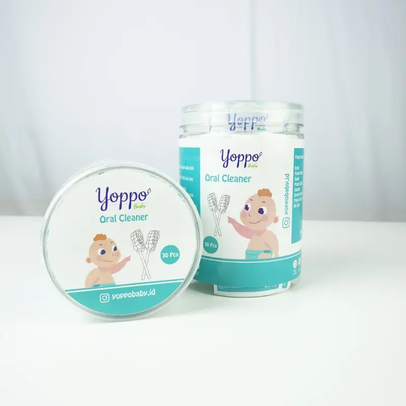 Yoppobaby Oral Cleaner Kasah Pembersih Lidah dan Mulut Bayi Isi 30pcs 0
