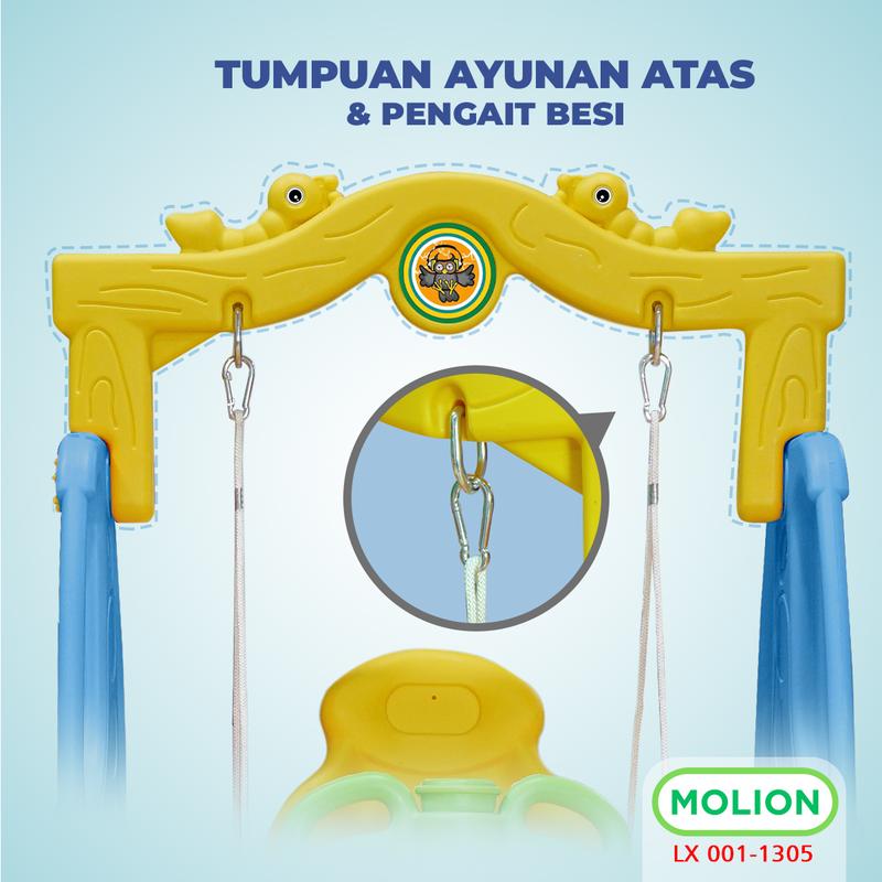 Prosotan Ayunan Bermain Mainan Perosotan Prosotan Mainan Plastik Ayunan Anak 5in1 Edukatif 001-M1305 3