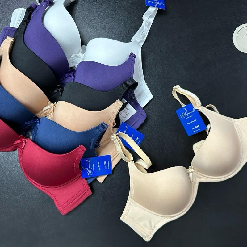 Áo Lót  Bra Nữ TRƠN MÚT 1cm, cup A ,B (quả nhỏ , vừa)  , áo được may bằng vải su ,thun voan thoáng mát Tim