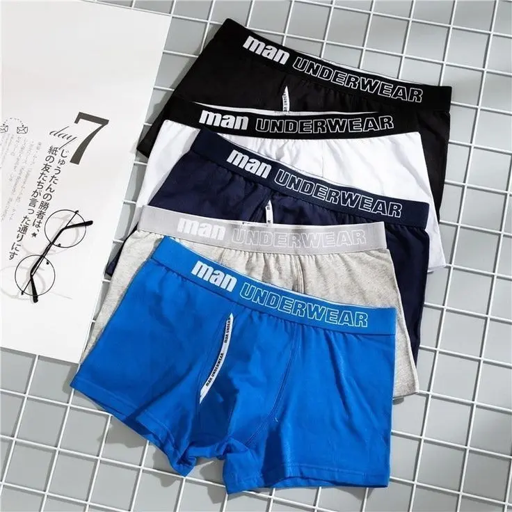 10 PCS Celana Dalam Pria Berkualitas Tinggi dengan Bahan Lembut dan Breathable Lembut Pria Boxer Katun Seamless Dewasa Cowok Hitam Karet Nyaman Pendek dalaman priadewasa sempak Spandex XXL Underwear 7