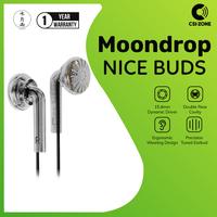 Gambar Moondrop NICEBUDS / NICE BUDS 15.4mm Dynamic Driver Flathead Earphone Earbud - Transparent dari CSI-ZONE Kota Administrasi Jakarta Pusat 1 Tokopedia