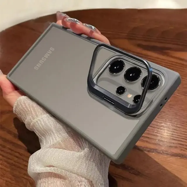 CASE FOR SAMSUNG A15 A25 A35 A55 5G 4G LENS BRACKET KICKSTAND TERMURAH