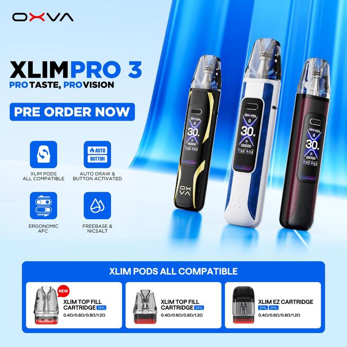 Jual Xlim pro 3 pod kit BY OXVA - BLACK LEATHER - BLACK LEATHER - Kota ...