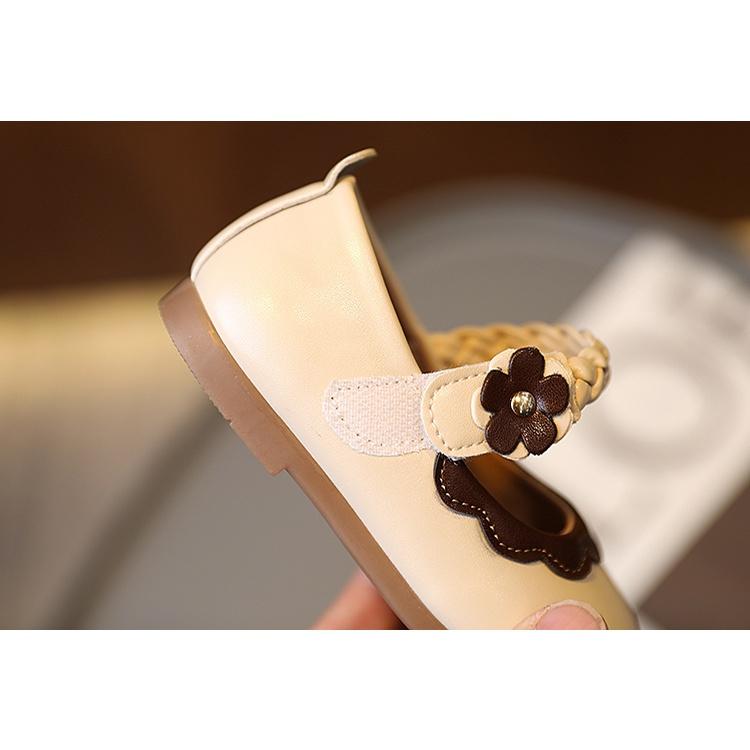 sepatu balet anak perempuan ruffle trendi / sepatu anak perempuan kulit vintage anti licin / sepatu flatshoes anak anak umur 2-10 tahun / sepatu lebaran anak perempuan / sepatu anak bayi perempuan / sepatu anak perempuan empuk di kaki 3