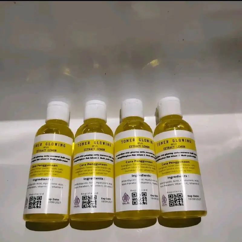 PROMO HEMAT 3 PCS TONER GLOWING EXTRACT LEMON (30ML) 1