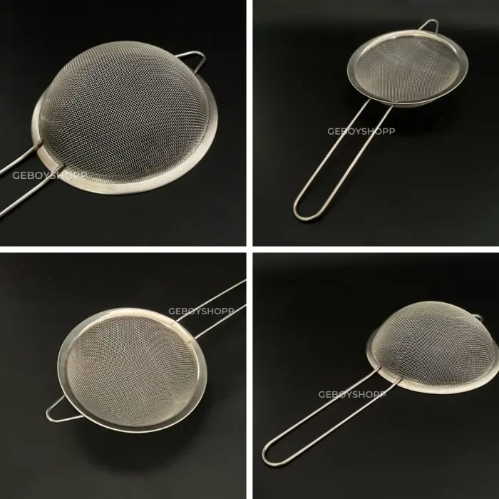 Saringan Teh / Saringan Tepung Stainless Steel Serbaguna