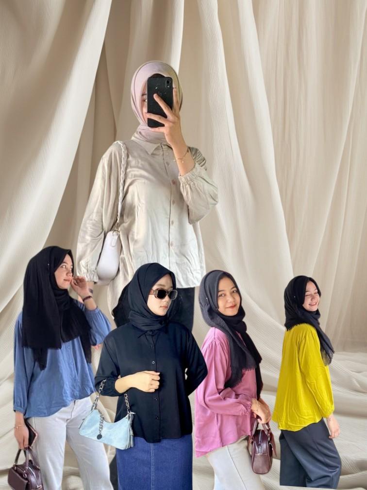 Product Introduction of KEMEJA WANITA ORI PREMIUM.ATASAN ABG BLUSE WANITA KEKINIAN ELEGAN 6