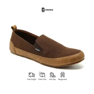 KHANS - Sepatu Slip On Pria - Kylian Brown
