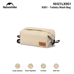 TAS TOILETRIES NATUREHIKE NH21LX001 TOILETRY WASH BAG TAS PERLENGKAPAN PERALATAN MANDI TRAVEL POUCH KOSMETIK CAMPING TRAVELING HIKING BERKEMAH PIKNIK