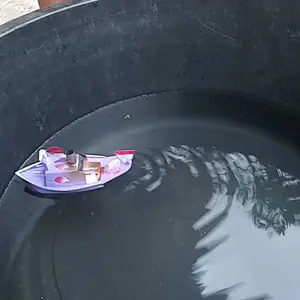 Kapal Otok mainan tradisional UK. 15 cm