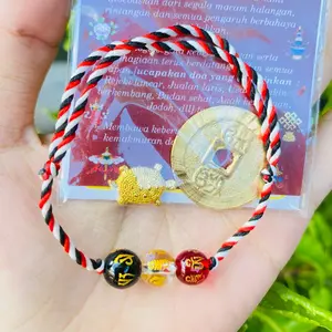 Gelang Tridatu Tebal Tiga Bola Sukses