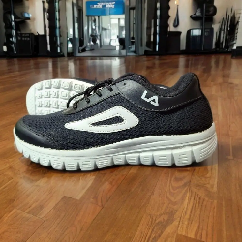 Sepatu Sneakers Lentur Murah untuk Pria dan Wanita - Black, Shoes, Kerja, Casual, Putih, Kasual, Snekers, Sport Olahraga Hitam