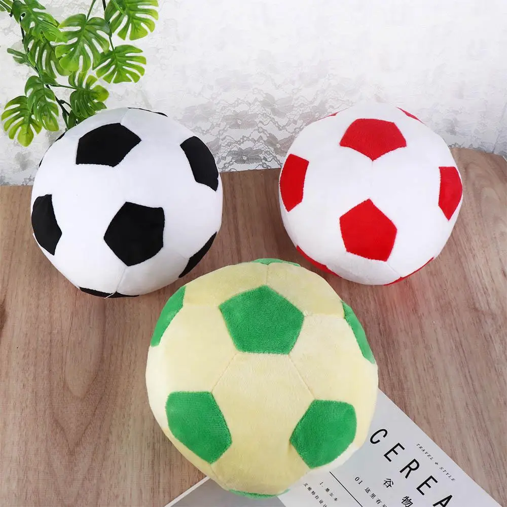 Living Room Children Gift Sofa Cushion Soft Kids Toy Nap Pillow Room Decoration Home Decor Sofa Cushion Simulation Ball Plush Toys Football Stuffed Toys Soccer Ball Plush Toy