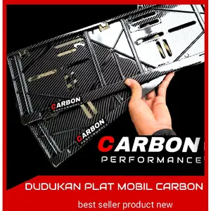 DUDUKAN PLAT NOMOR MOBIL CARBON KIPS RACING NEW CARBON BLACK PLAT MOBIL CARBON