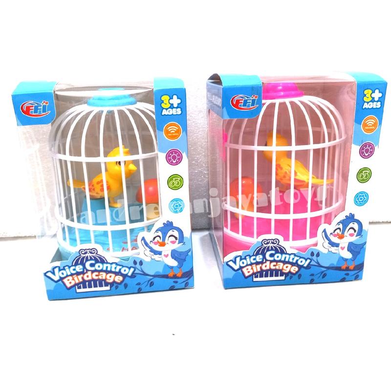 Mainan Anak Burung Sangkar Voice Control Birdcage no FU 1138 5