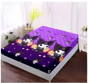 Seprai Murah Bagus Ukuran 160 x 200 Bahan Katun Jepang Premium Sudut Karet Anti Geser Sprei Aesthetic Cewek Tanpa Sarung Bantal & Guling Tali Tidak Luntur