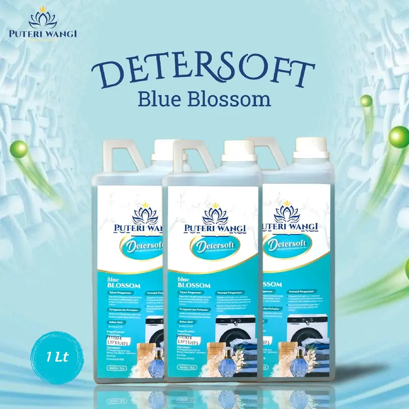 Puteri Wangi Detergen 1 Liter - Aroma New Akasia  Bersihkan pakaian dengan kesegaran baru 0