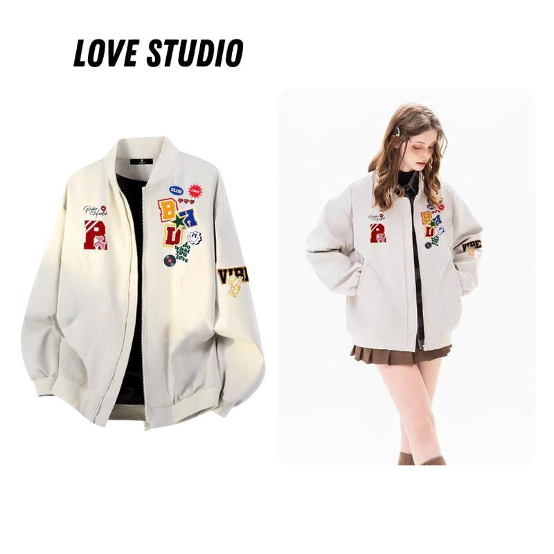  Áo khoác bomber nam nữ LocalBrand in hình họa tiết basic áo khoác gió chất liệu vải dù 2 lớp  AB06  
