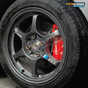 Cover Rem Disk Brake Racing Kaliper Rem Cakram Glossy  Mobil Universal