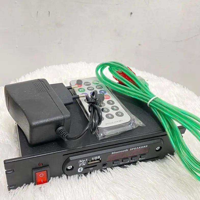 Mp3 bluetooth modul siap pakai.diskon termurah Komplit adaptor+remote Wireless led kagu Layar Lagu