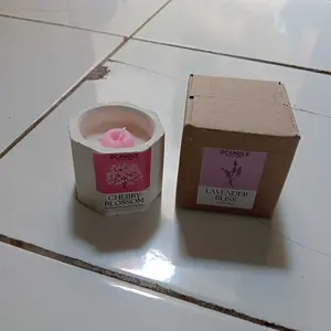 DCANDLE Lilin Aromaterapi Concrete Scented Candles 40gr Pengharum Ruangan untuk Dekorasi dan Gift Souvenir