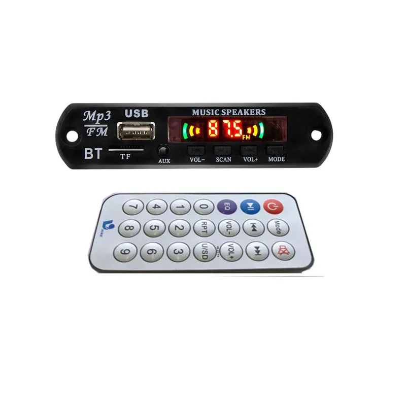 Kit Modul Mp3 Bluetooth Vire Terbaru V8.6 12V AUX FM dengan Fitur Radio FM dan Teknologi Suara Stereo Kelas Tinggi untuk Mendengarkan Lagu dan Siaran Radio Lokal Secara Wireles 7