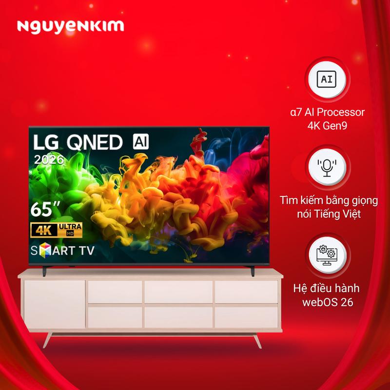 Smart Tivi QNED AI LG 4K 65 inch 65QNED80BSA