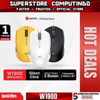 Gambar Fantech Wireless 2.4ghz + Bluetooth 5 Mouse Office Silent Click Kantor W190D Dual Mode free baterai - White dari SuperstoreComputindo Kota Administrasi Jakarta Pusat 1 Tokopedia