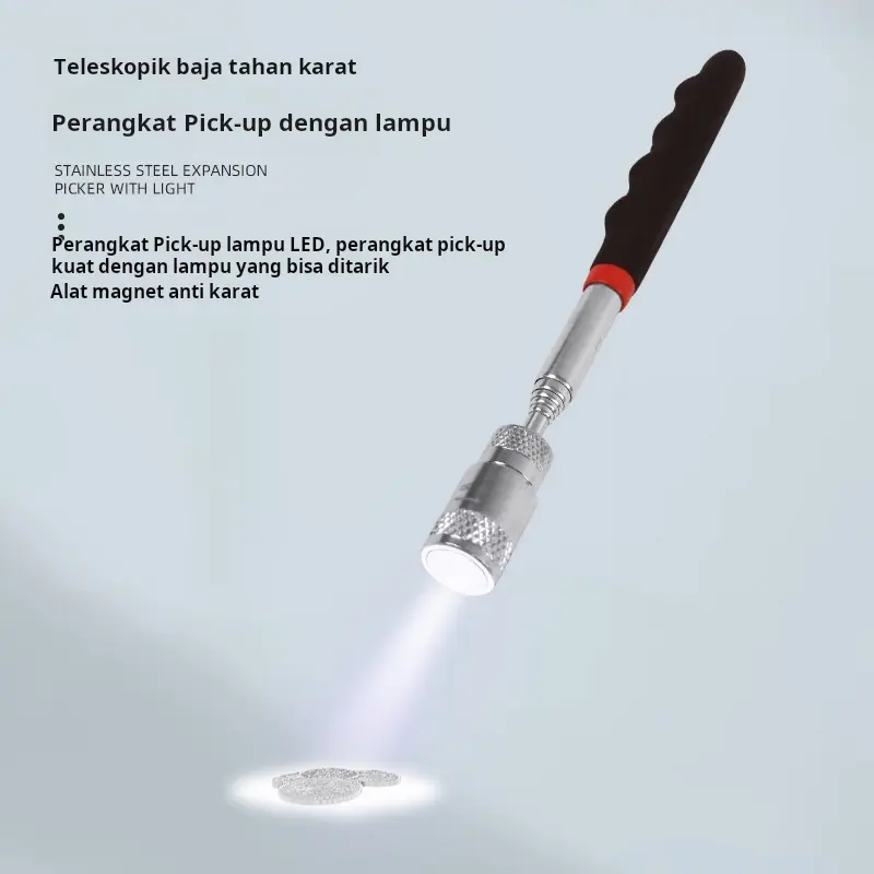 Batang besi magnet yang kuat batang besi magnet batang besi alat perbaikan mobil penghisap sekrup batang besi penghisap