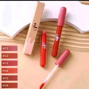 NUDE EDITION LIQUID LIPSTIK MATTE SILKI GLASS LIP GLAZE KOREAN (8//0/01)