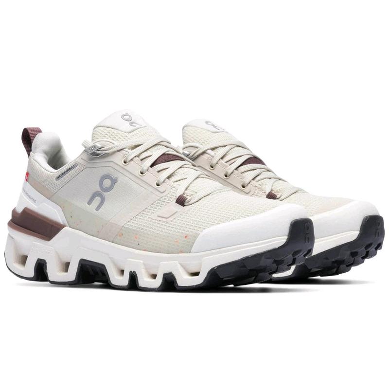 Sepatu On Cloudwander Waterproof White Tan/Running/Trail/ Shoes Pria Snekers Wanita 0