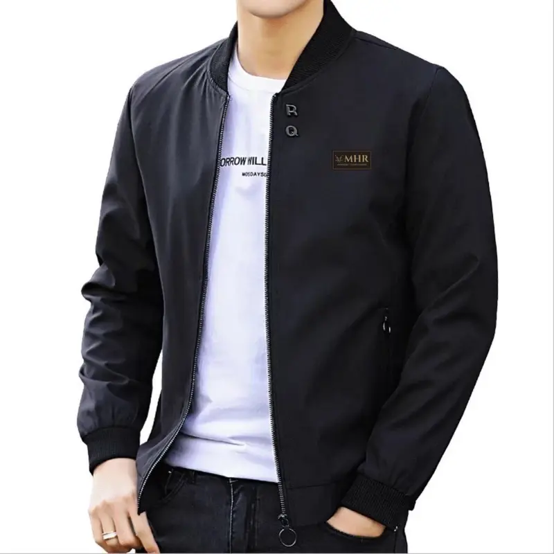 Jaket Bomber Ekslusif Oria Path Taslan Waterproof Casual Formal Keren 0