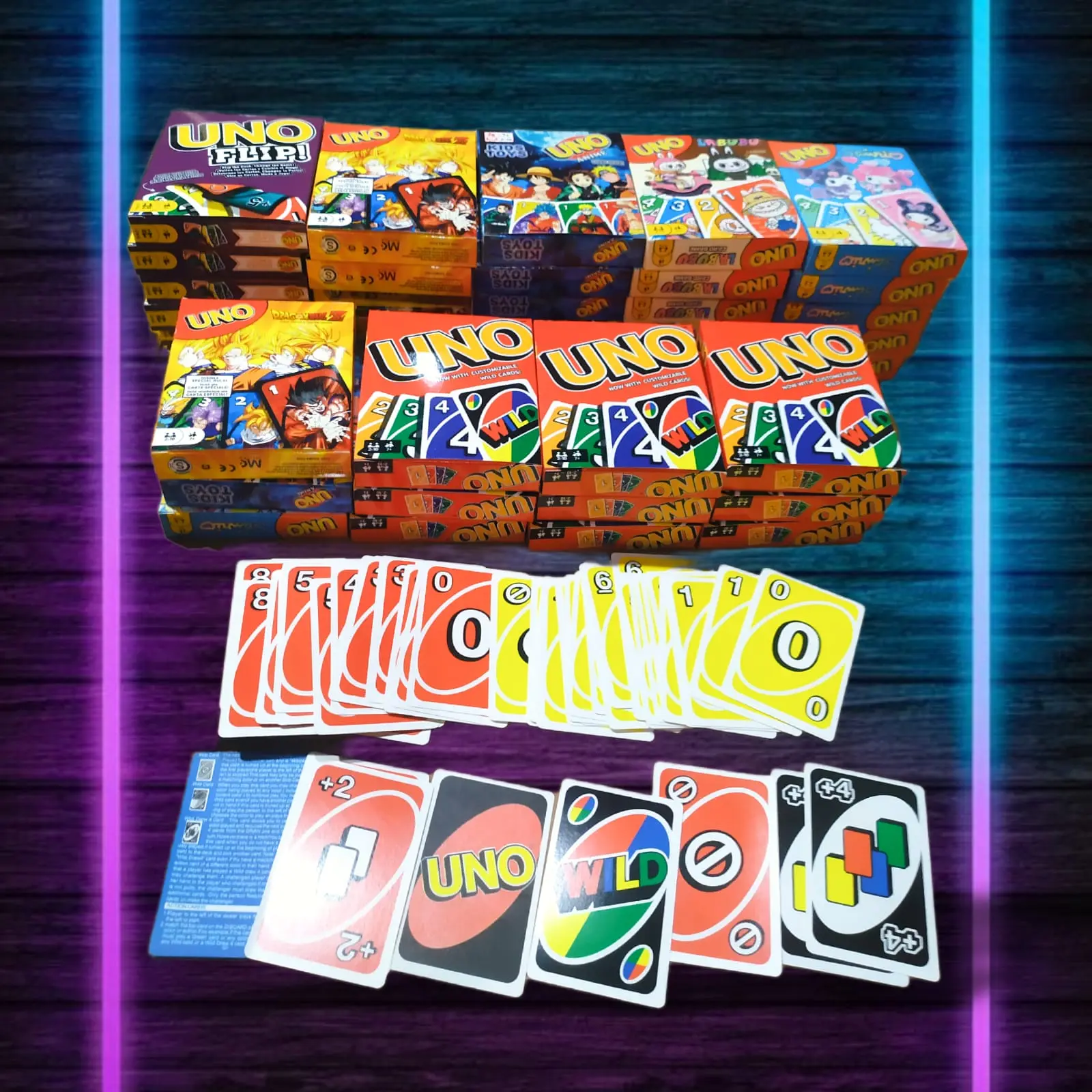 Mainan Anak Kartu UNOY Karakter Family Game Beraneka Warna Mainan Kartu Karakter