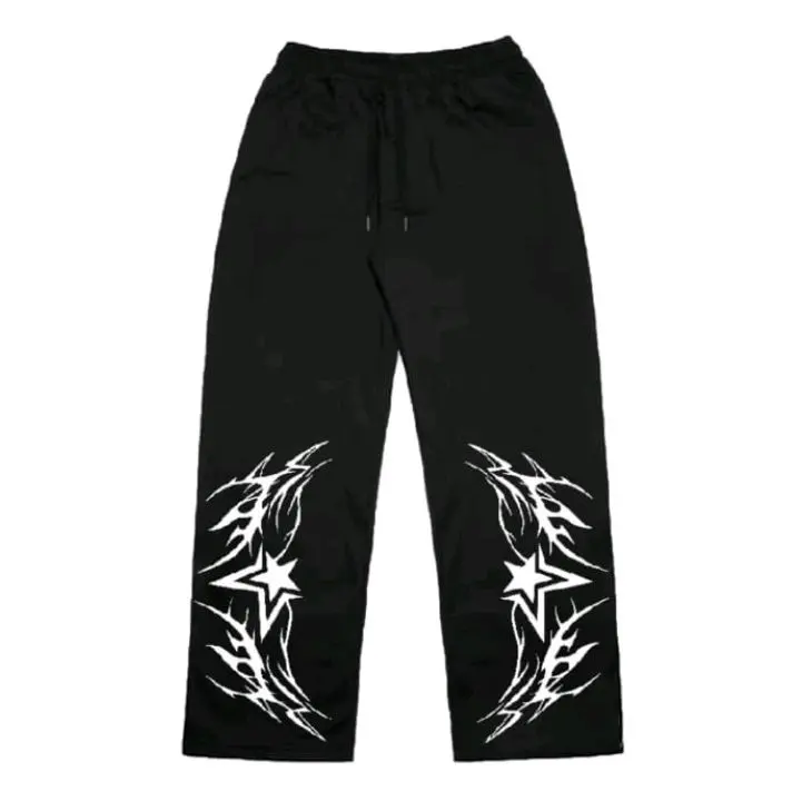 Dripstar Baggy – Everyday Fit Buat Anak Hype dan Skena CELANA KULOT OVERSIZE Panjang celana skena Wanita Pria Lembut unisex Hitam Pant Motif Fit Loose Nyaman cargo Kerja