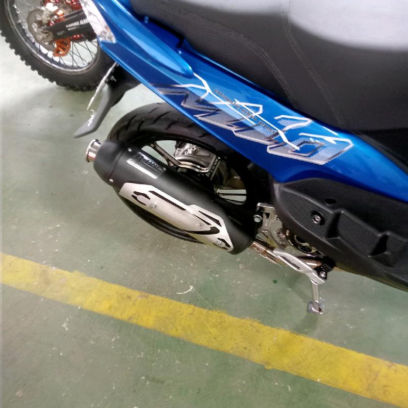 knalpot racing R one v2 seri yamaha 2