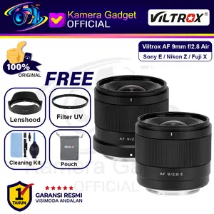 Viltrox AF 9mm f2.8 Air APSC Lens Compatible for Sony E / Nikon Z / Fujifilm X Original Resmi