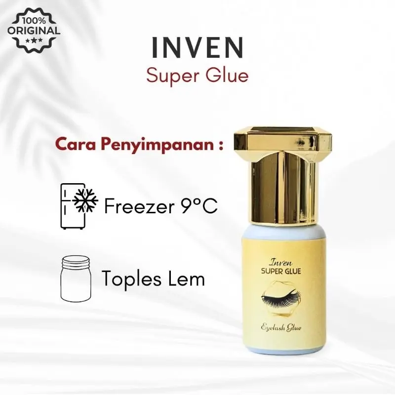 Inven Super Glue 5ml Professional Glue Eyelash Extension Best Seller Super Tahan Lama extensions 1