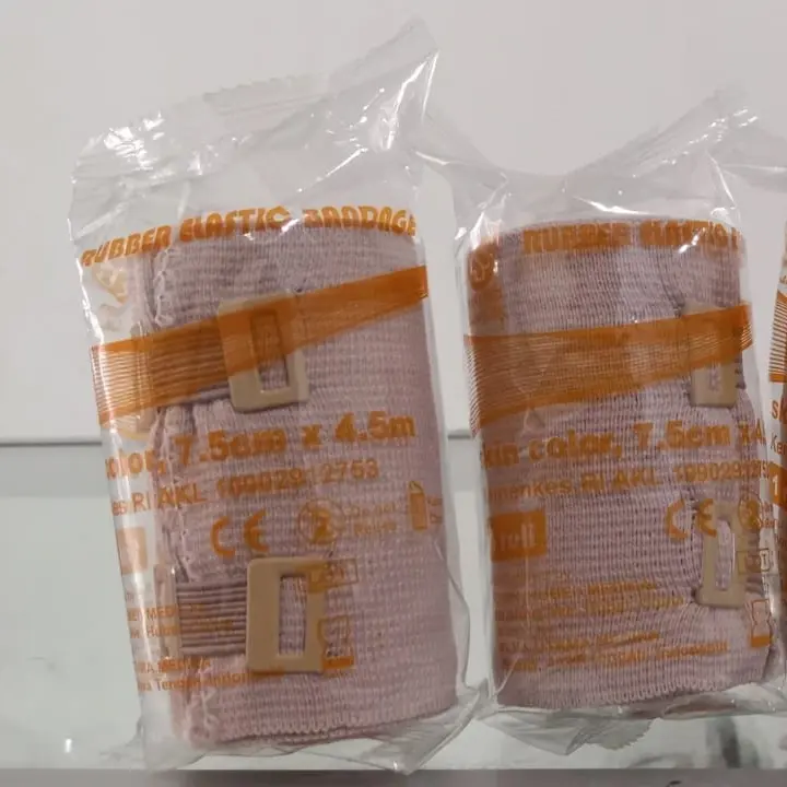 Rubber Elastic Bandage 3 Inch (7,5cm x 4,5m) ''Sakamed''