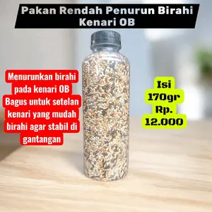 Pakan rendah penurun birahi kenari OB