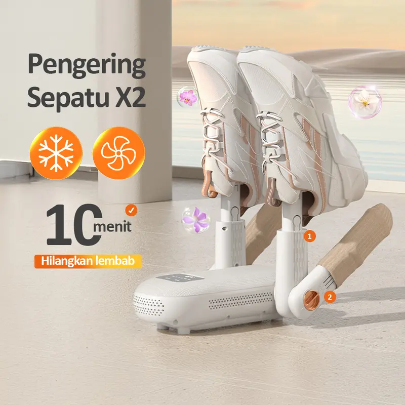 POPIC Pengering Sepatu Elektrik Shoe Dryer 200W 220V Penghilang Bau Sepatu Pria Wanita Alat Pengering sepatu elektrik Enghilang bau instan 5