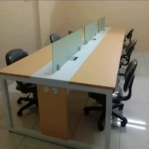 Meja kantor untuk staff 4-6 orang ( bahan berkualitas )