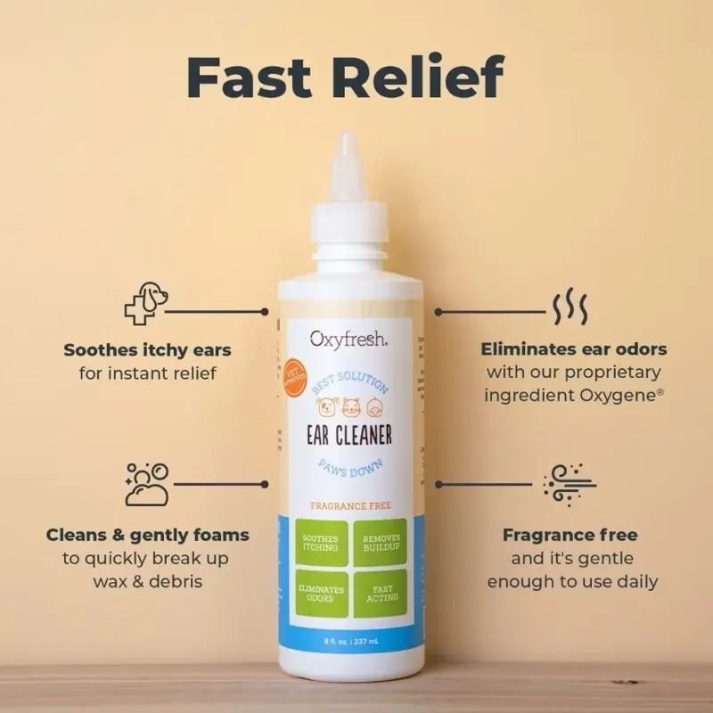 ￼Oxyfresh Pembersih Kuping Kucing / Anjing / Pet Ear Cleaner  100ml 4