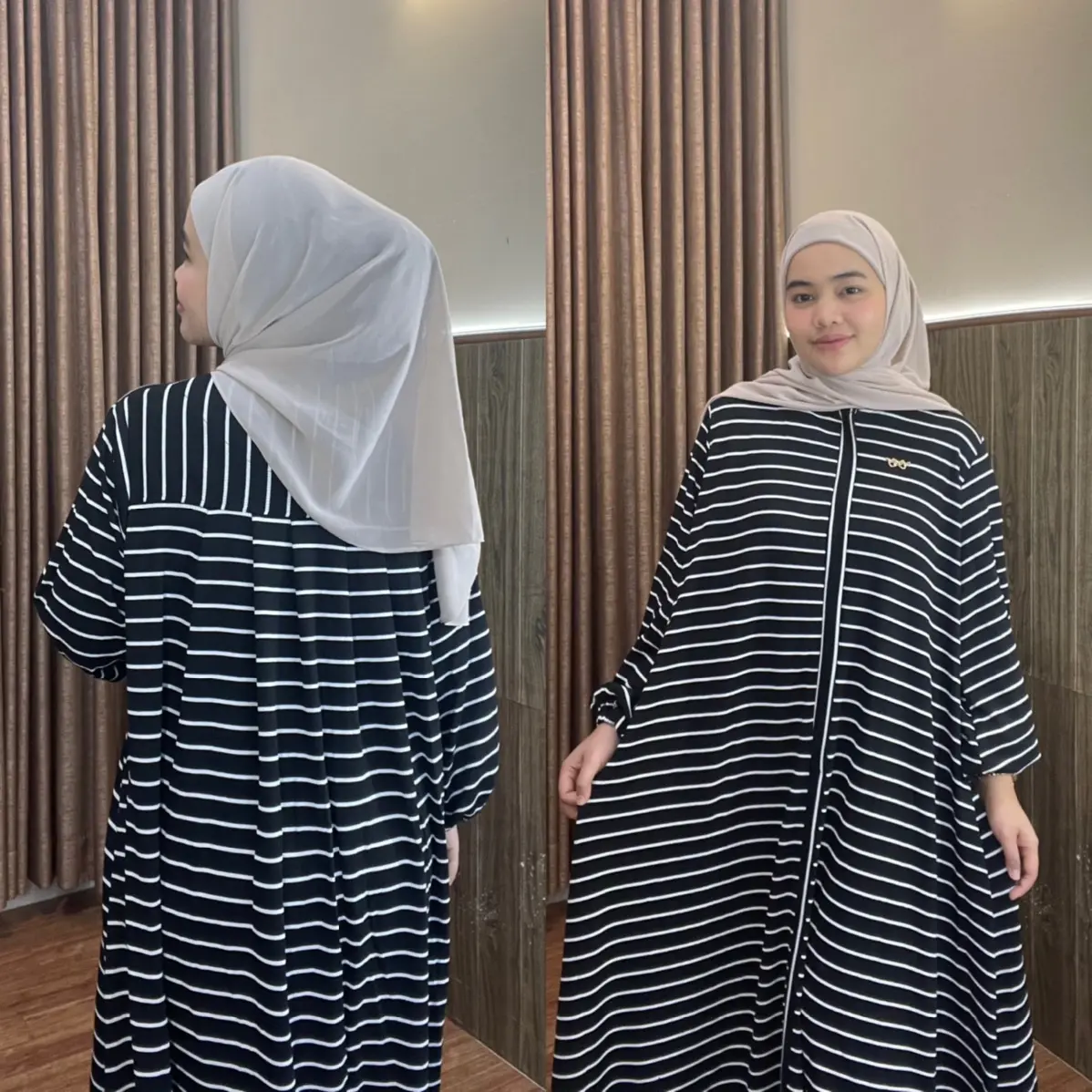Knit Stripe Black
