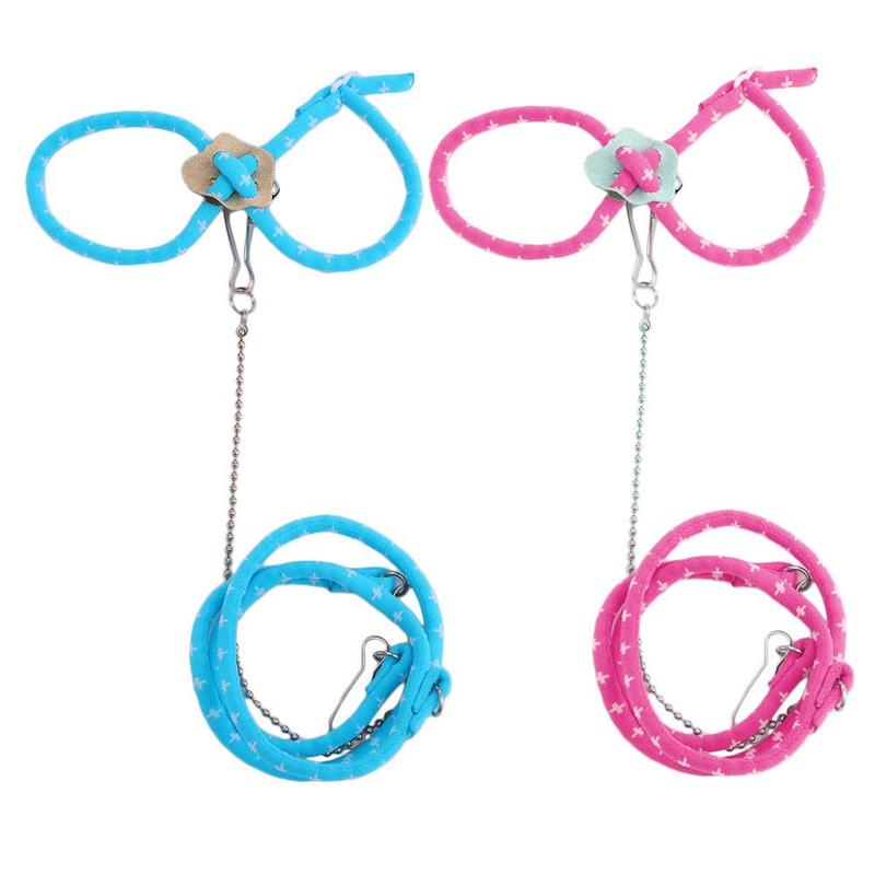 Cute Small With Bell Ferret Nylon Rope For Rat Squirrel Chinchilla Walking Lead Hamster Leash Pet Supplies Mouse Vest 6