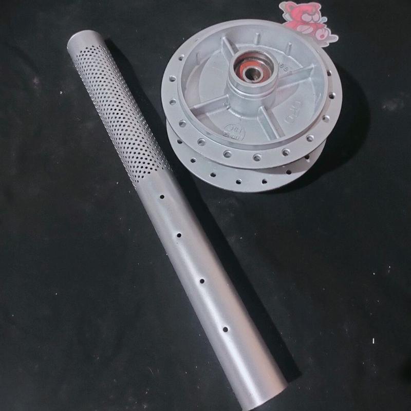 TERBARU SARINGAN KNALPOT MOTOR SARTENG SARFULL INLET 38MM PANJANG 40CM Motorcycle knalpot  saringan saringan  knalpot kapsul vario 6