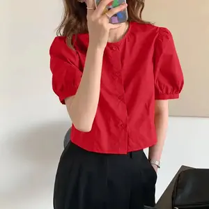 102-ATASAN WANITA KEKINIAN/BLOUSE WANITA/ATASAN WANITA TERBARU/KEMEJAWANITA Baju Katun Casual Dewasa Oversize