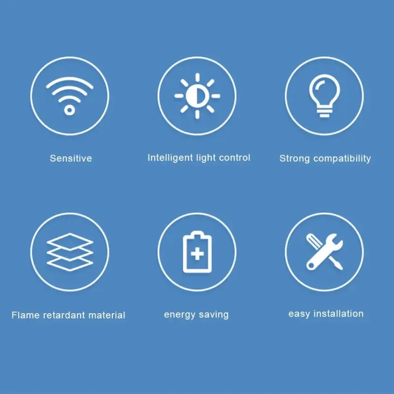 200W PIR Sensor Gerak PIR Switch Otomatis Motion Detector Motion Detector Plafon 6
