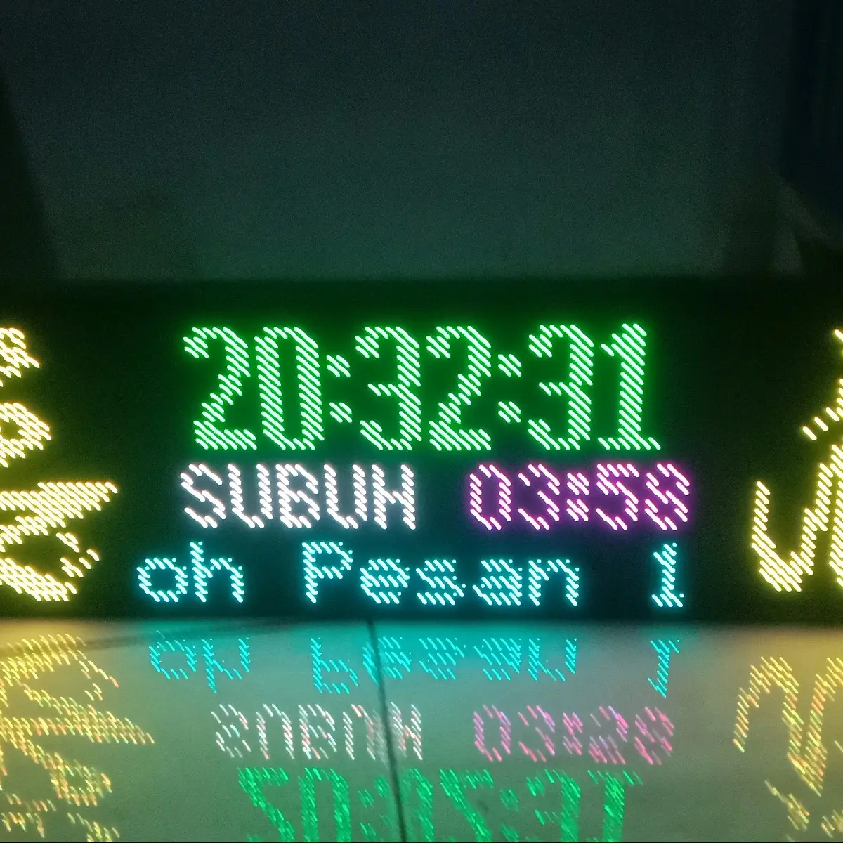 jam masjid digital dan rumahan